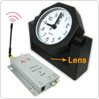 Hidden Wireless Clock Camera