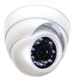 1/3" Sony 420TVL CCD IP66 Vandal Proof IR Dome Camera (White)
