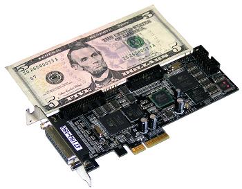 16CH 480/480 FPS Real-Time High Resolution DVR PCIe Card 4000