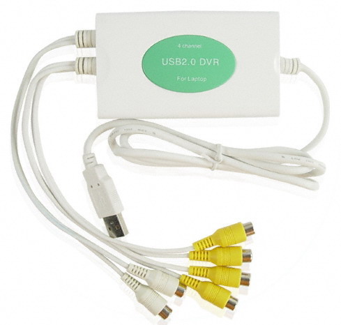 USB DVR with 4 Channel Video + 2 Channel Audio